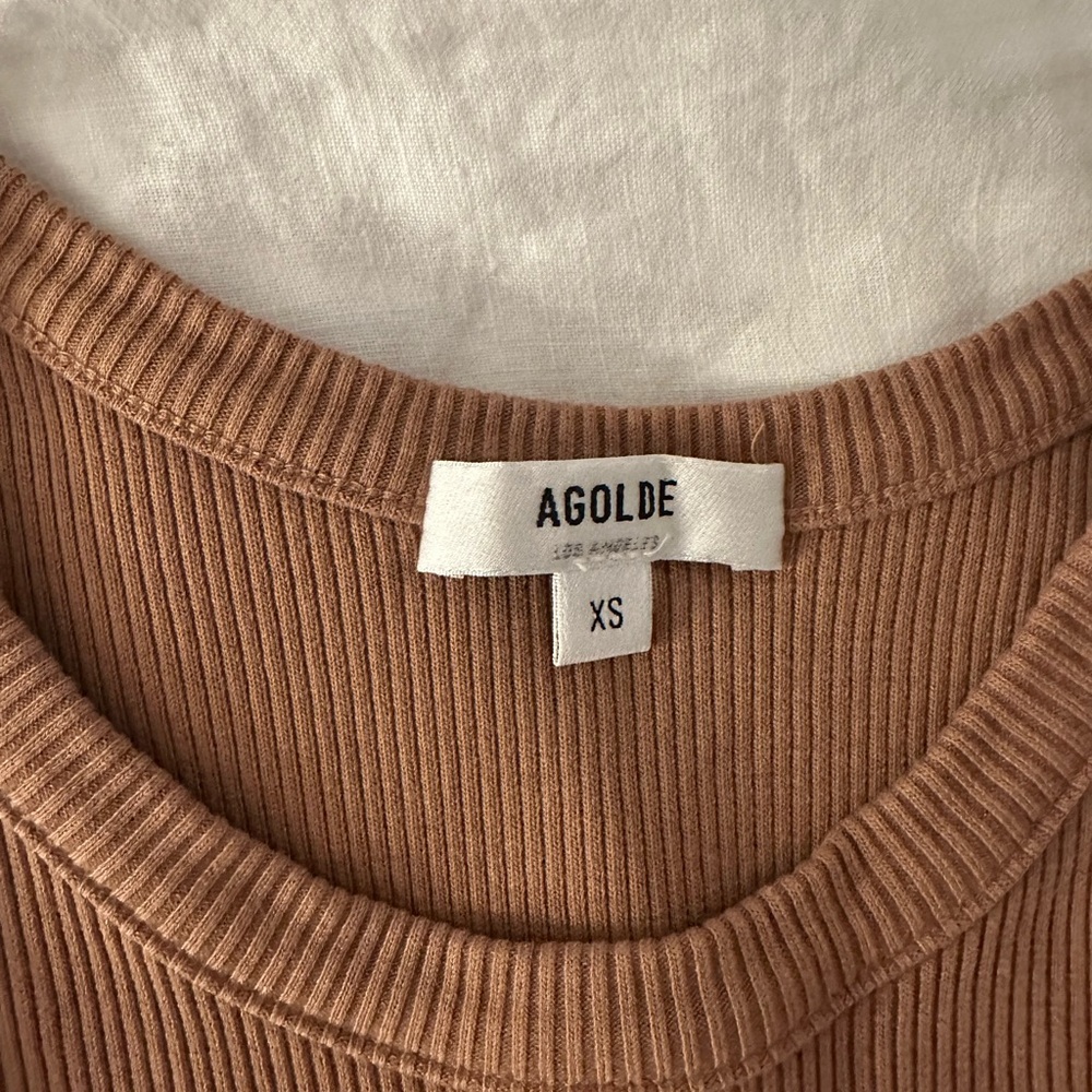 AGOLDE Ribbed Tank - XS